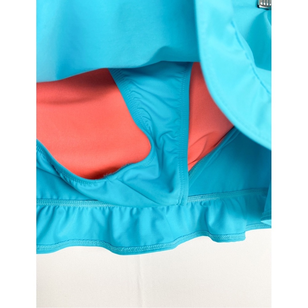 Athleta Blue Ruffle Swim Skirt - Size S - Picture 5 of 8